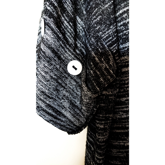 Kensie Dress over Pants Jeans Front Sides Slits SZ 1X Gray Fall Fashion Knit. - Picture 7 of 8